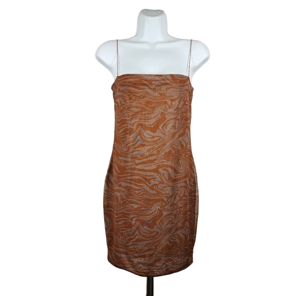 MESHKI MIA MESH MINI DRESS